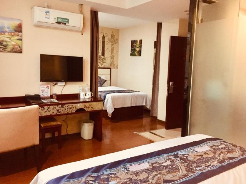 Greentree Inn Guangxi Yulin Jincheng Commercial Building Shell Hotel Eksteriør bilde